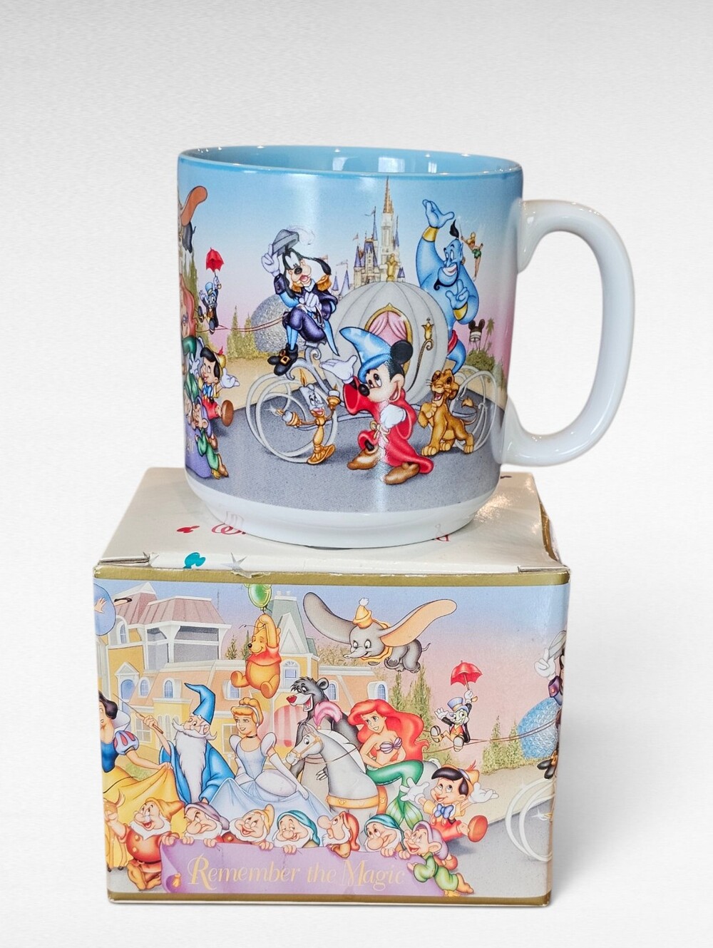 Vintage Walt Disney World 25th Anniversary Remember the Magic Mug 12oz